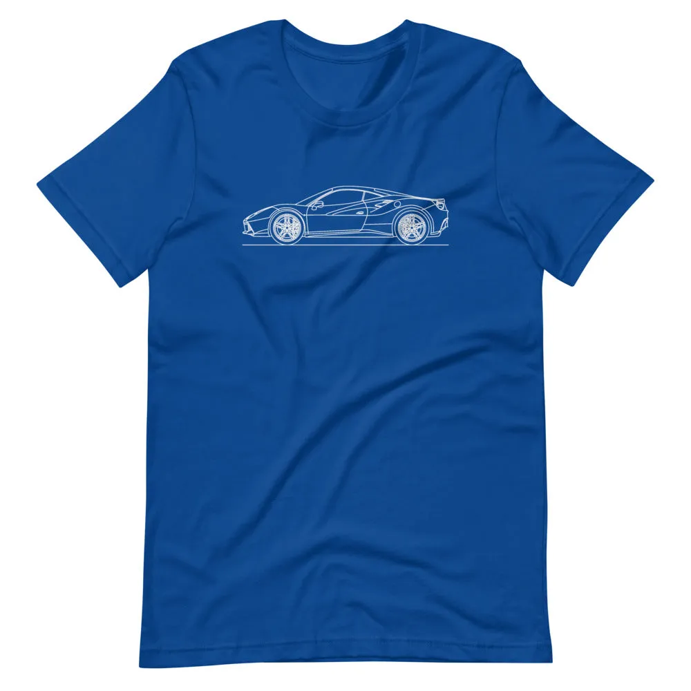 Ferrari 488 GTB silhouette T-shirt
