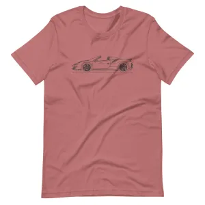 Ferrari 488 Pista Spider silhouette T-shirt