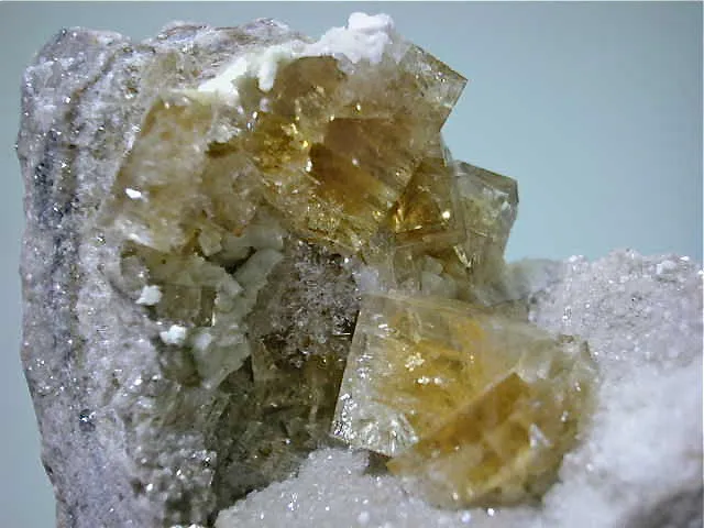 Fluorite, Cardinal Aggregates Quarry, Wood County, near Lime City, Ohio Small cabinet 4.5 x 6.5 x 7 cm $150. online 10/21
