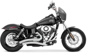 Freedom Performance HD00258 Sharp Curve Radius Exhaust System - Chrome