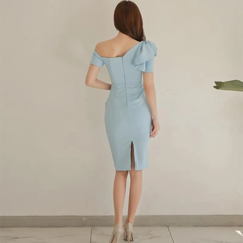 French Slim Bag Hip Slim Dress Dress Female Summer Temperament Ladies Strapless Women's Dress