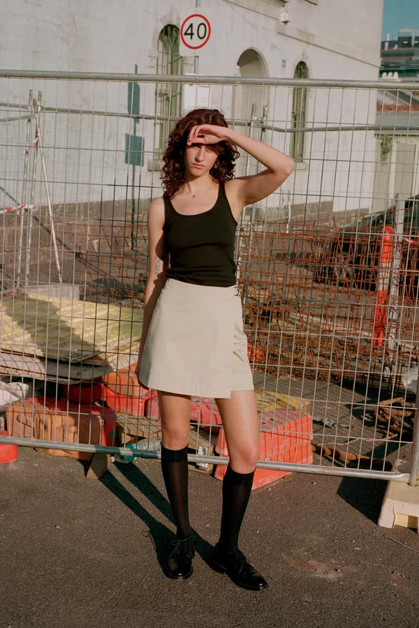 Gabe Almond Japanese Cotton Skirt