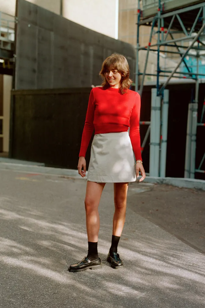 Gabe Almond Japanese Cotton Skirt