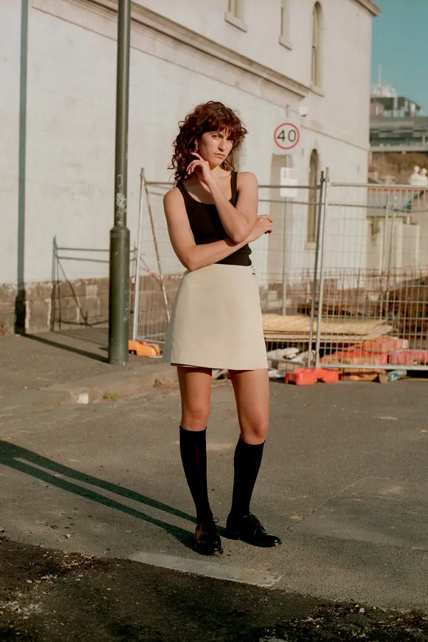 Gabe Almond Japanese Cotton Skirt