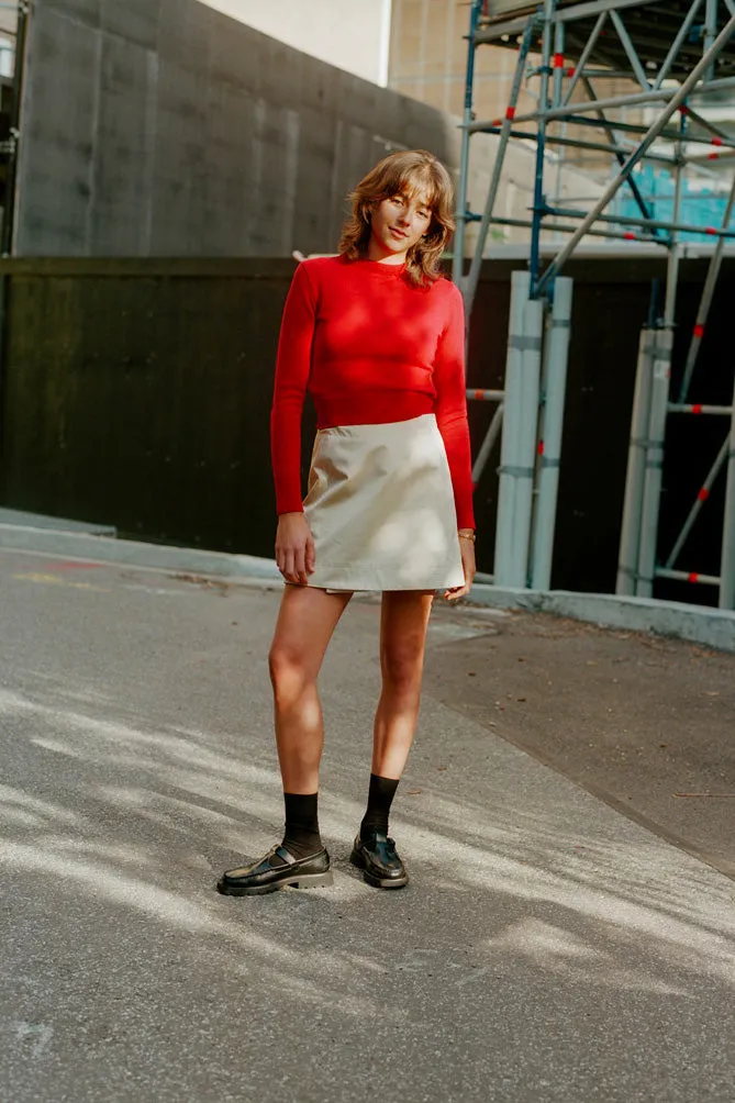 Gabe Almond Japanese Cotton Skirt