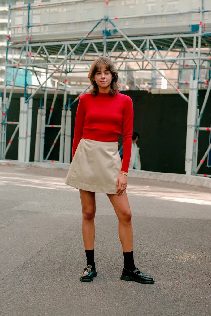 Gabe Almond Japanese Cotton Skirt