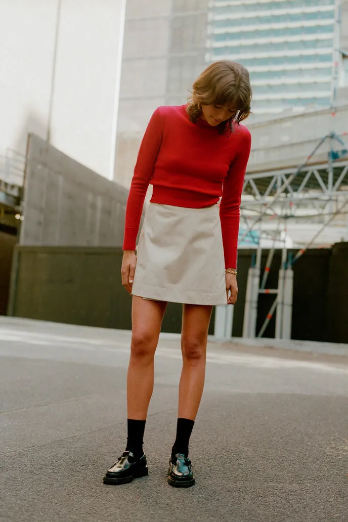 Gabe Almond Japanese Cotton Skirt