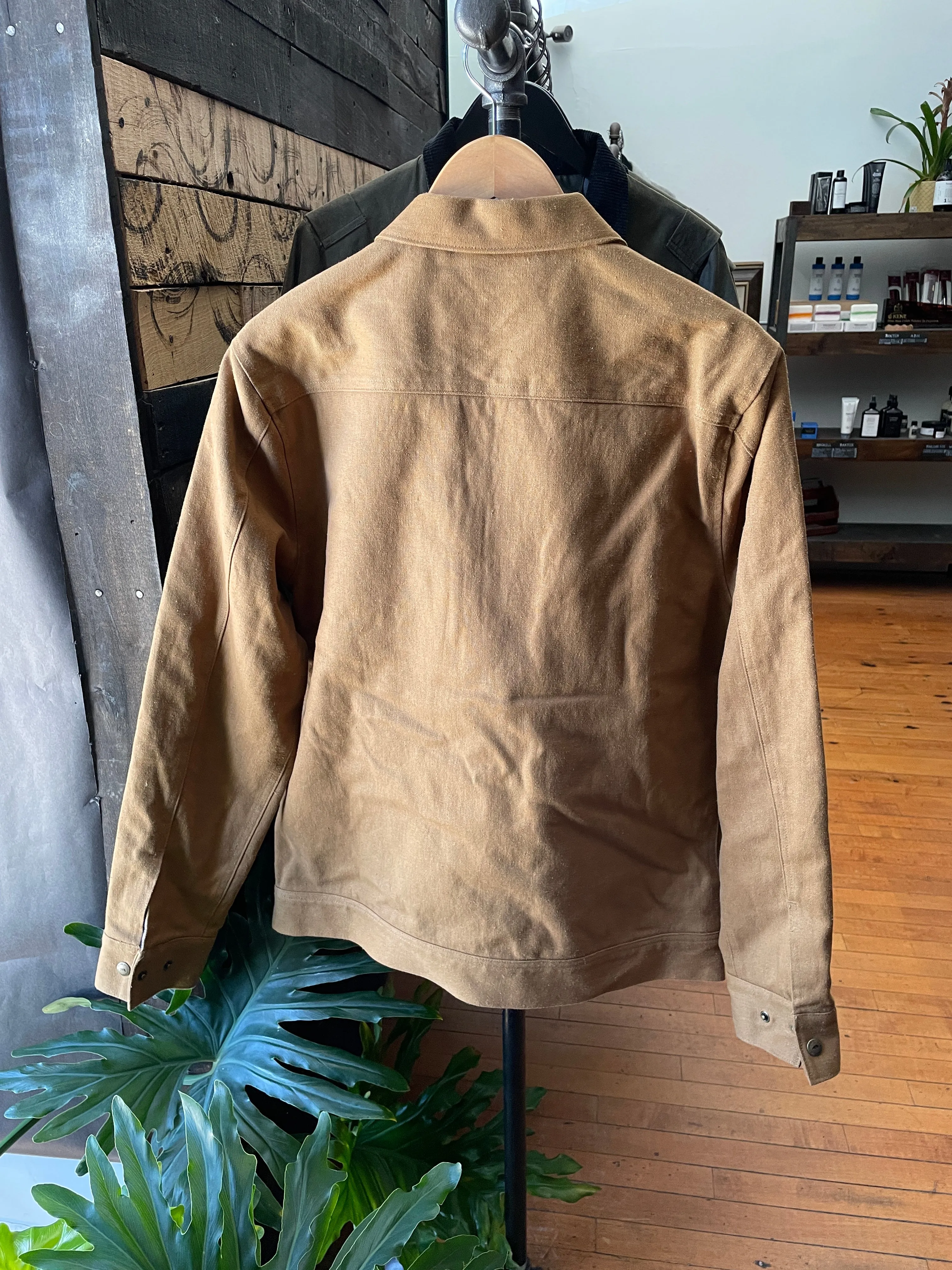 *Gently Used* The Mechanic Jacket Boss Duck - British Khaki