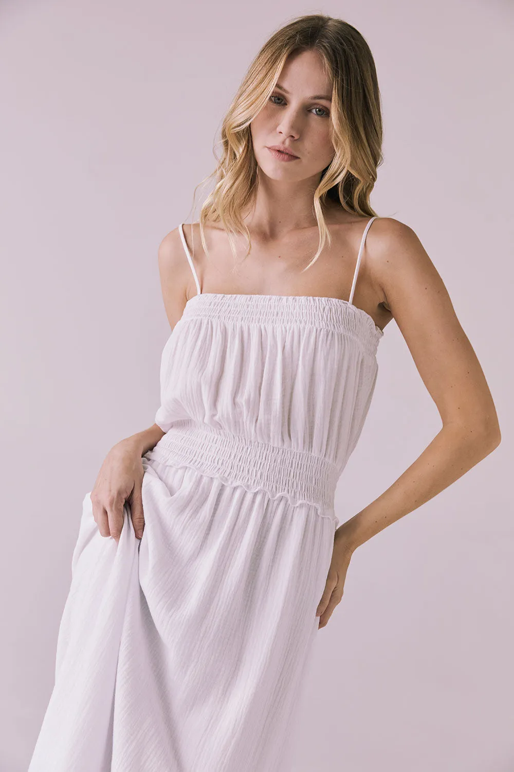 Getaway White Maxi Dress