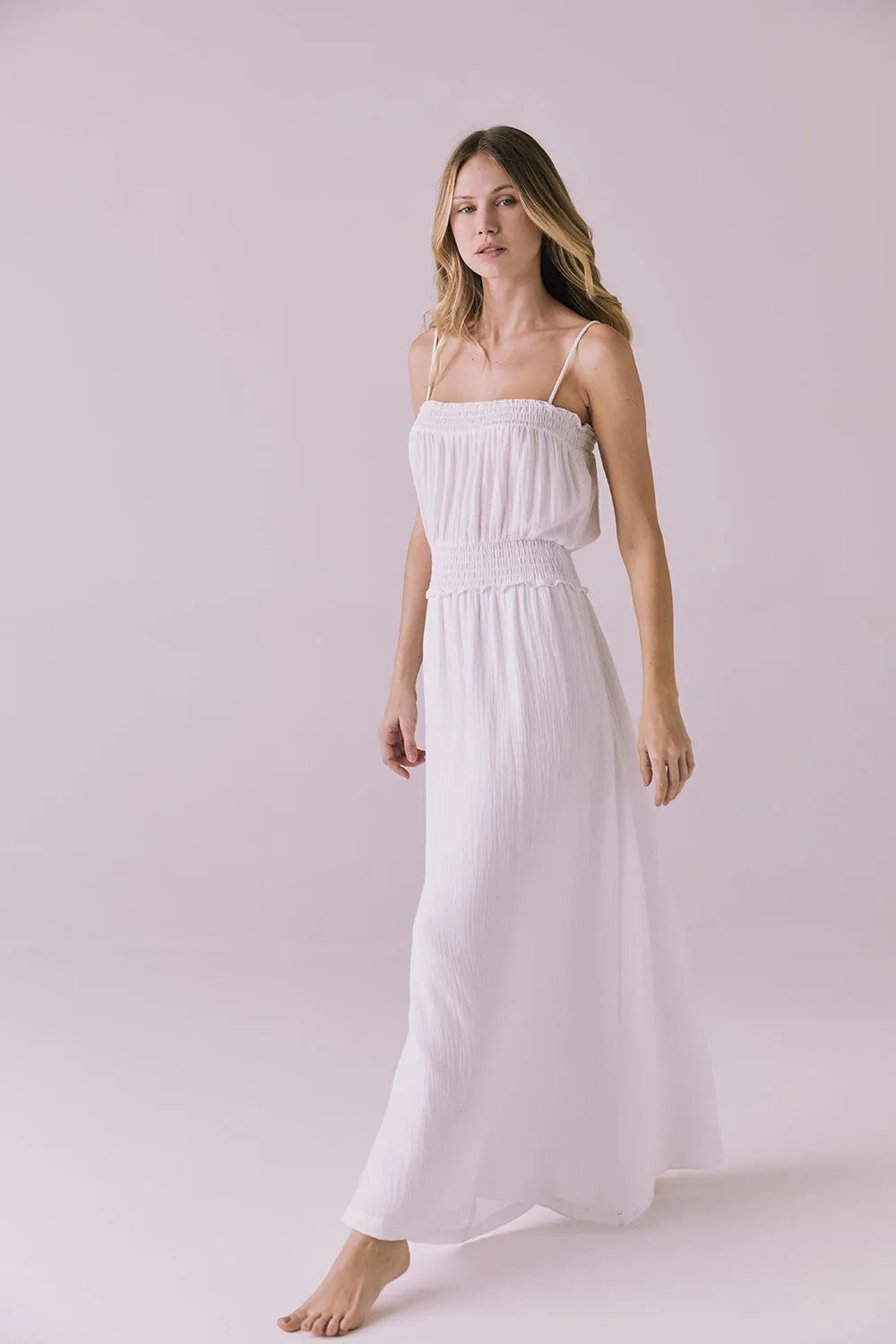Getaway White Maxi Dress