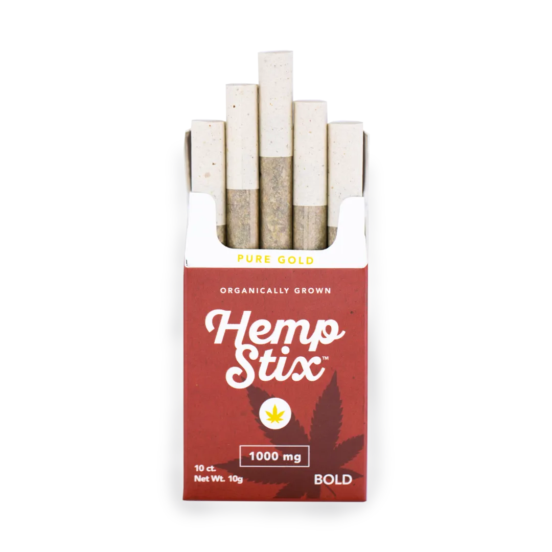 GOLD STANDARD HEMP STIX | 10PK | BOLD | 1000MG