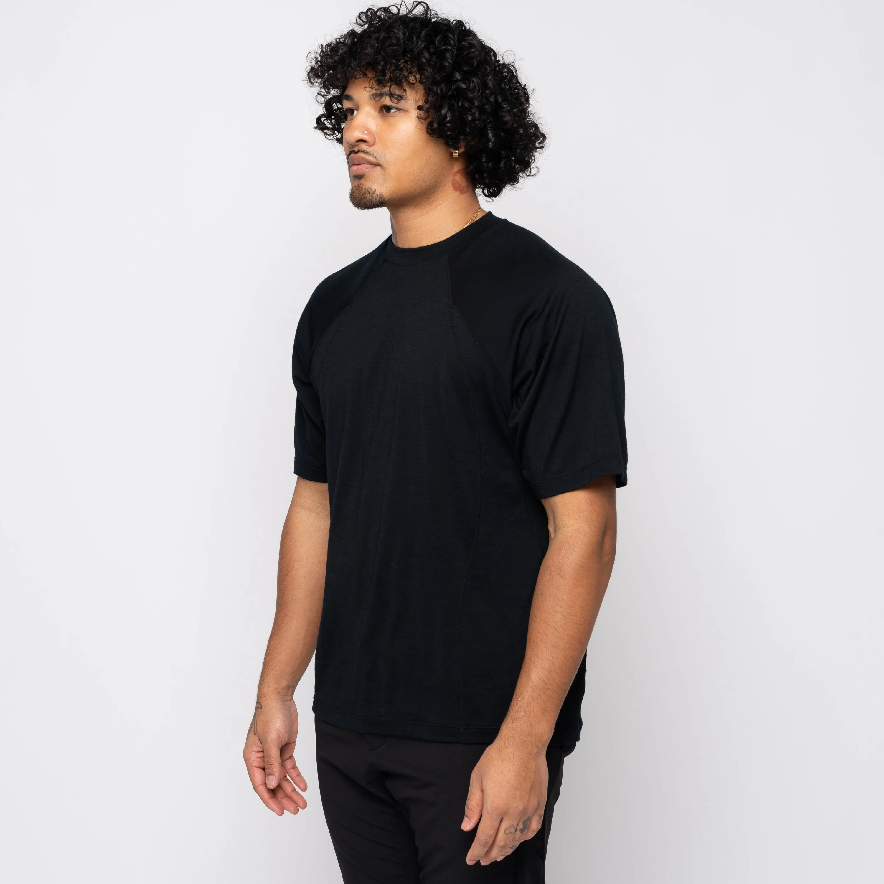 Goldwin 0 Wool Tee Black GZ64105