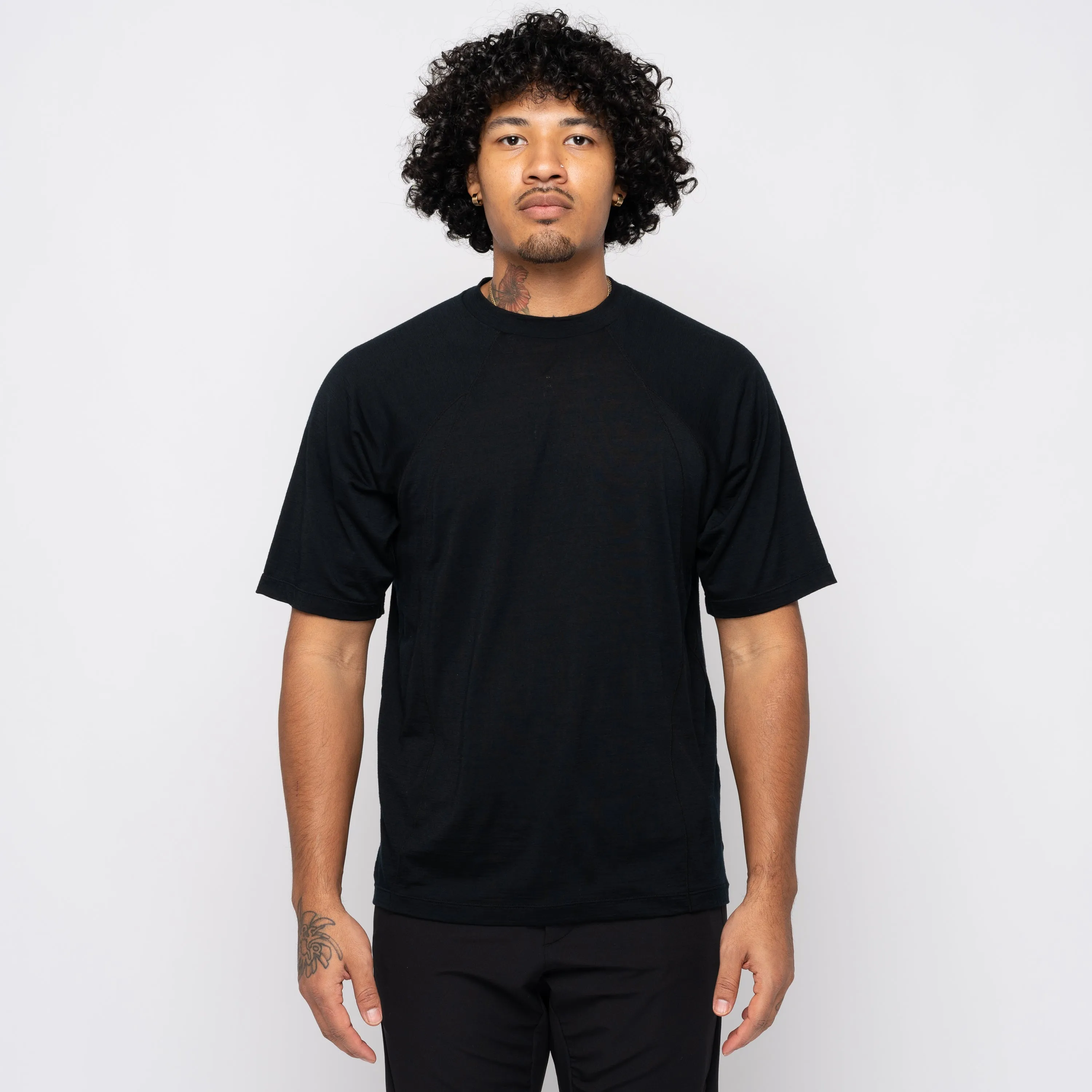 Goldwin 0 Wool Tee Black GZ64105