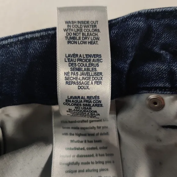 Good American Good Legs Cropped Distressed Skinny Jeans 0/25