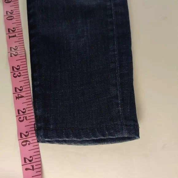 Good American Good Legs Cropped Distressed Skinny Jeans 0/25