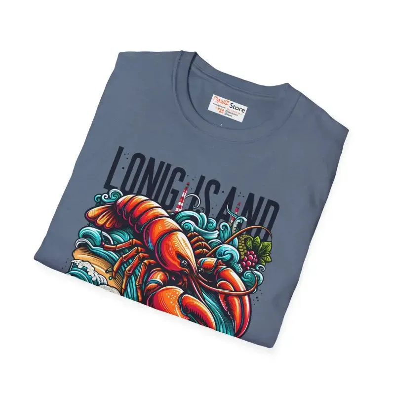 Grab your Lobster with Long Island Fisherman Tee