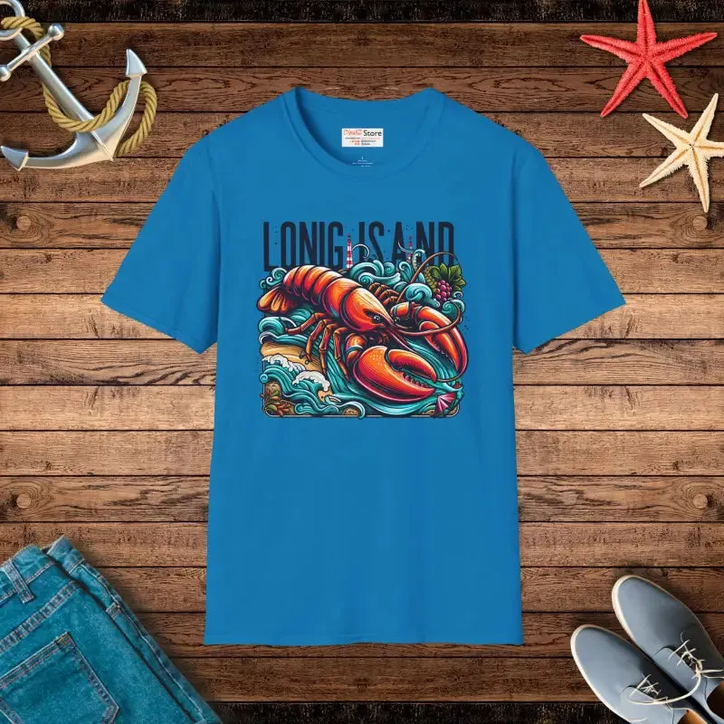 Grab your Lobster with Long Island Fisherman Tee