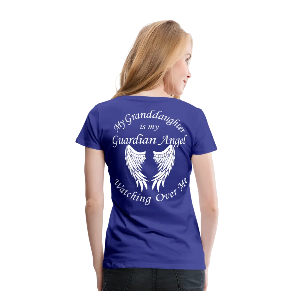 Granddaughter Guardian Angel Women’s Premium T-Shirt (CK3574)