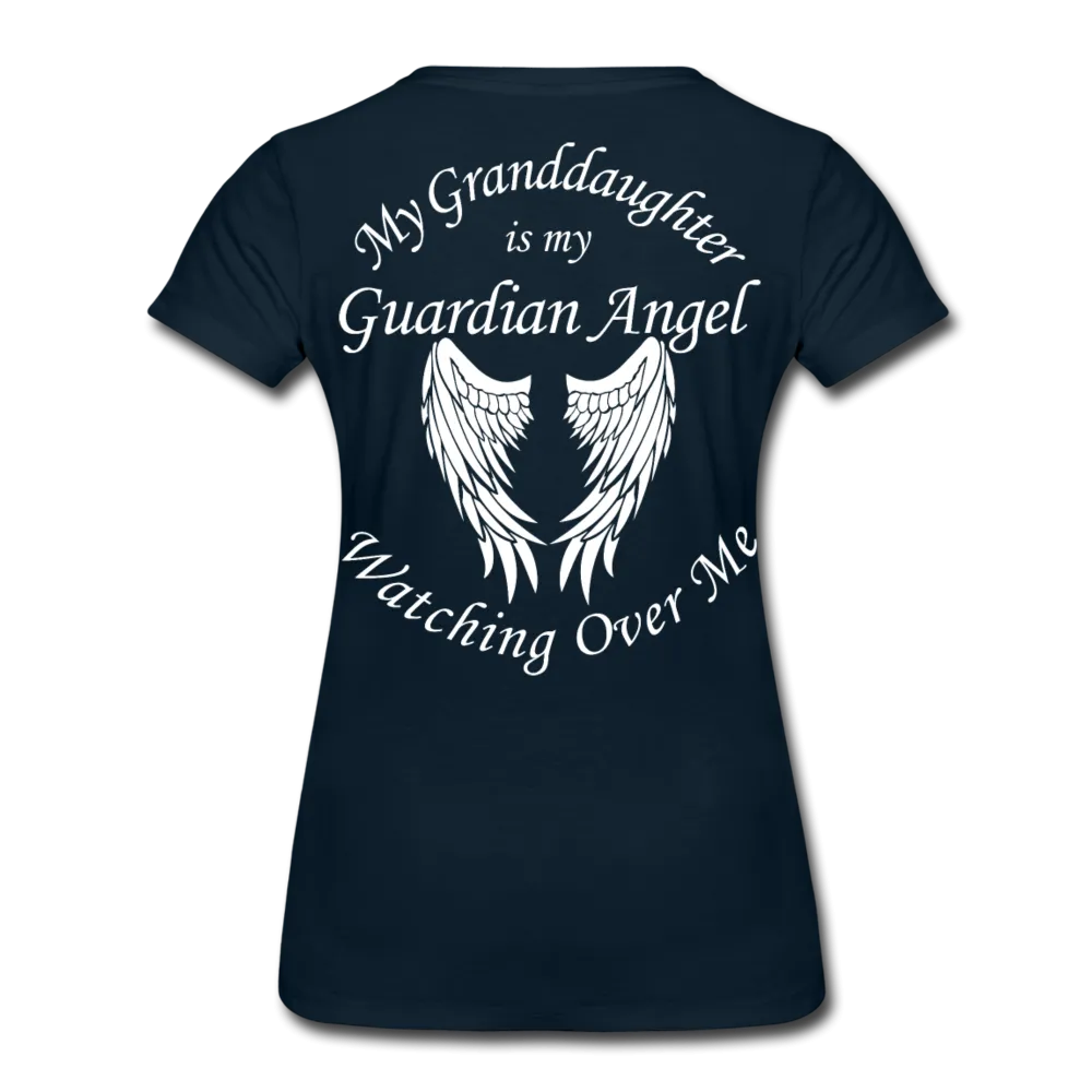 Granddaughter Guardian Angel Women’s Premium T-Shirt (CK3574)