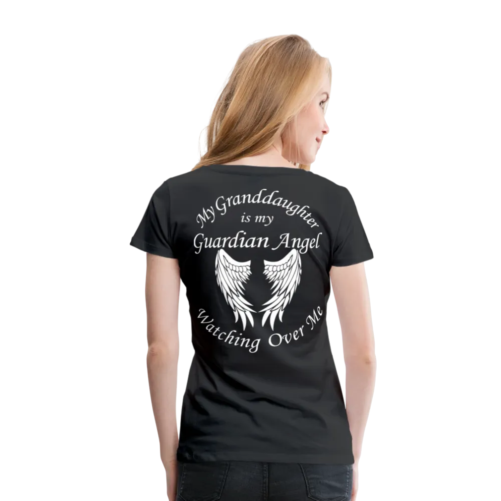 Granddaughter Guardian Angel Women’s Premium T-Shirt (CK3574)