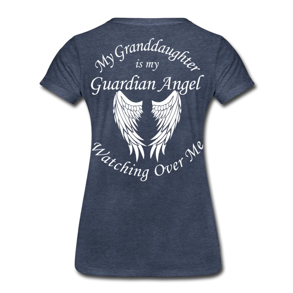 Granddaughter Guardian Angel Women’s Premium T-Shirt (CK3574)