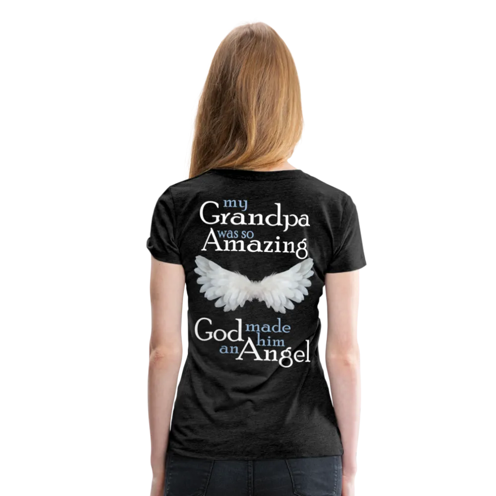 Grandpa Guardian Angel Women’s Premium T-Shirt (CK3588)