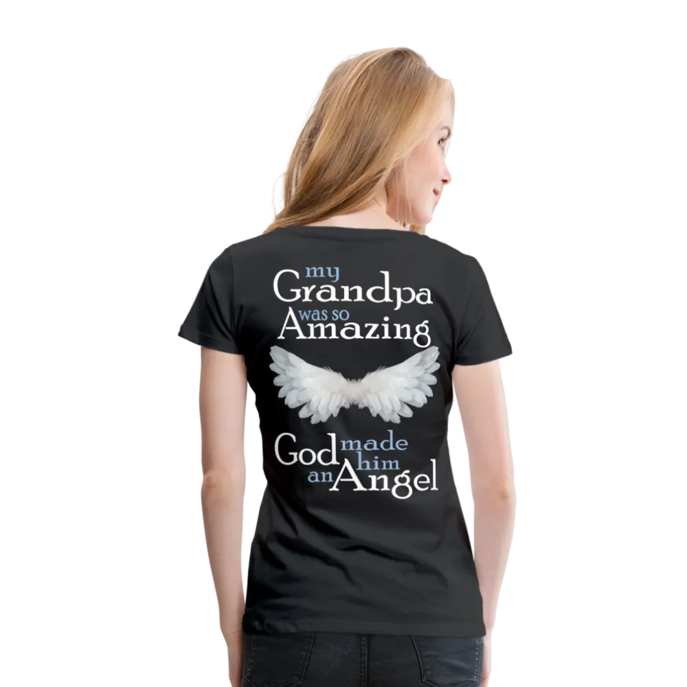 Grandpa Guardian Angel Women’s Premium T-Shirt (CK3588)