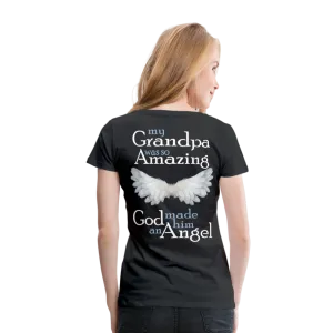 Grandpa Guardian Angel Women’s Premium T-Shirt (CK3588)