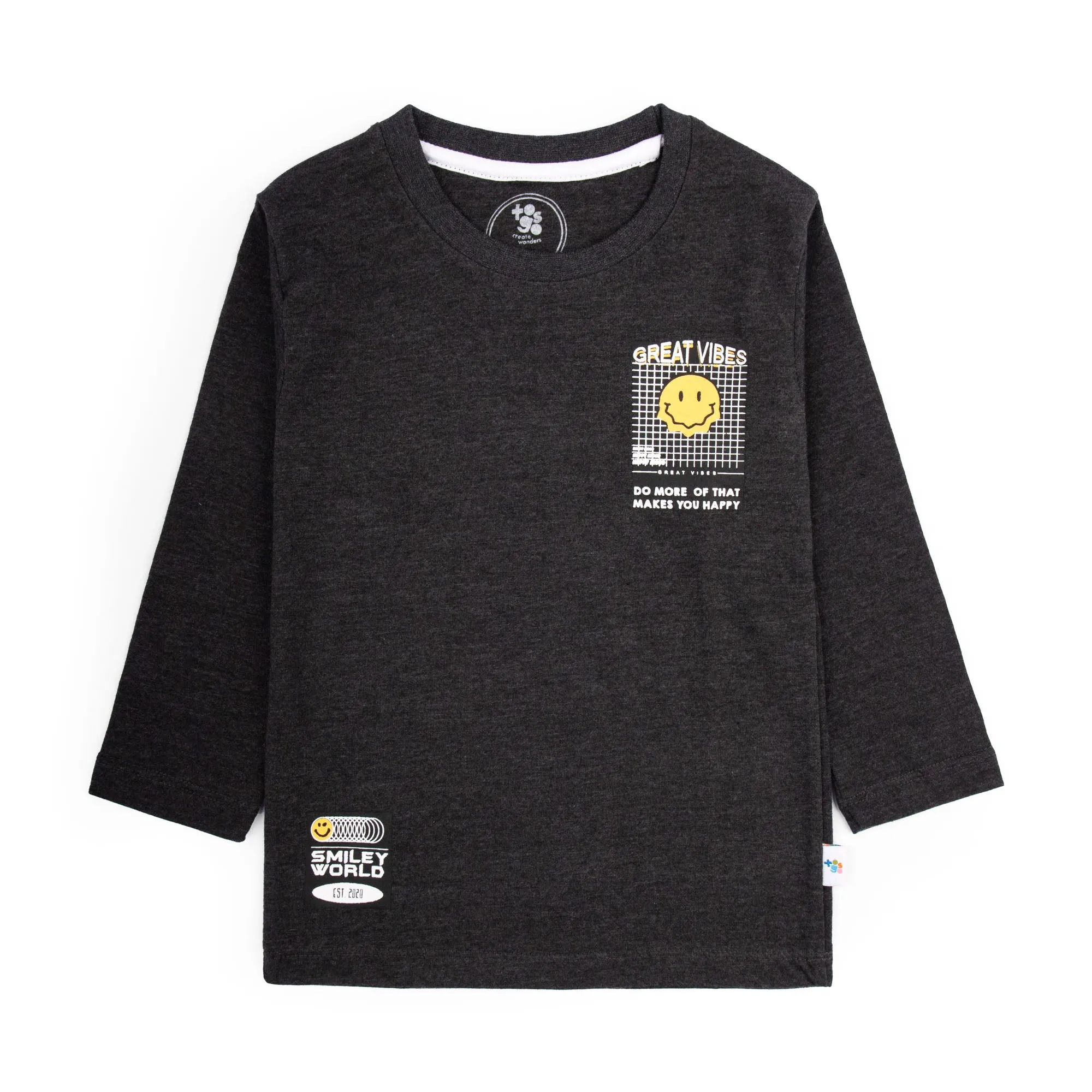 Great Vibes Charcoal T-Shirt