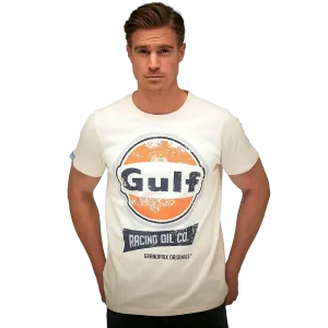 Gulf Racing Oil T-Shirt in Cream