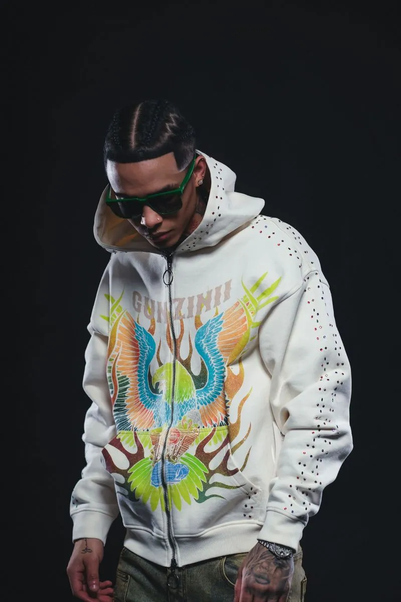 Gunzinii Eagle Hoodie (Off White)
