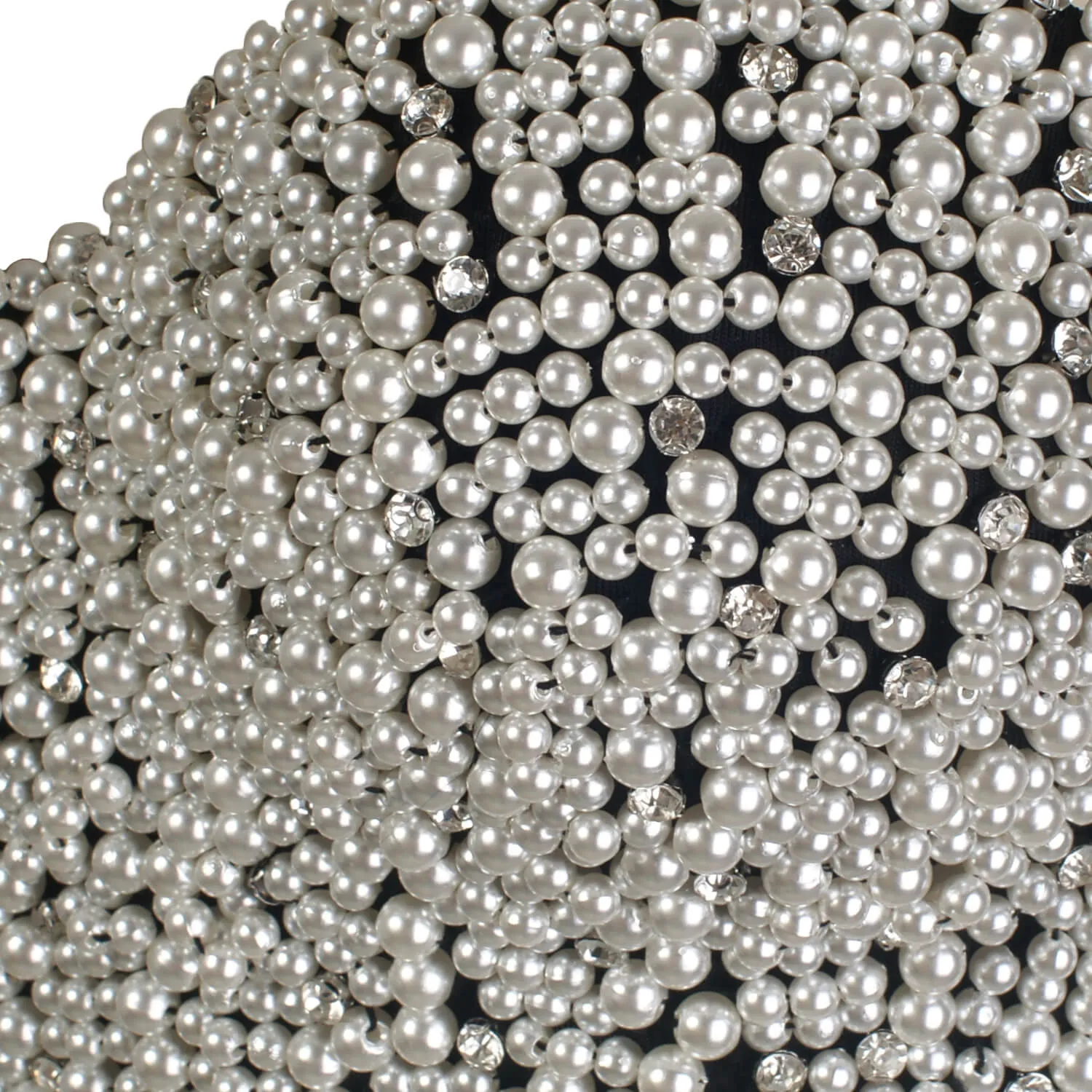 Handmade Pearls Jewel Diamond Bralet Women's Bustier Top