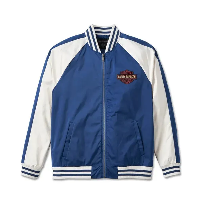 Harley-Davidson® Men's Club Crew Jacket - Ensign Blue