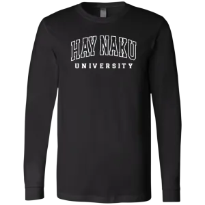 Hay Naku University Law Unisex Jersey Long Sleeve T-Shirt