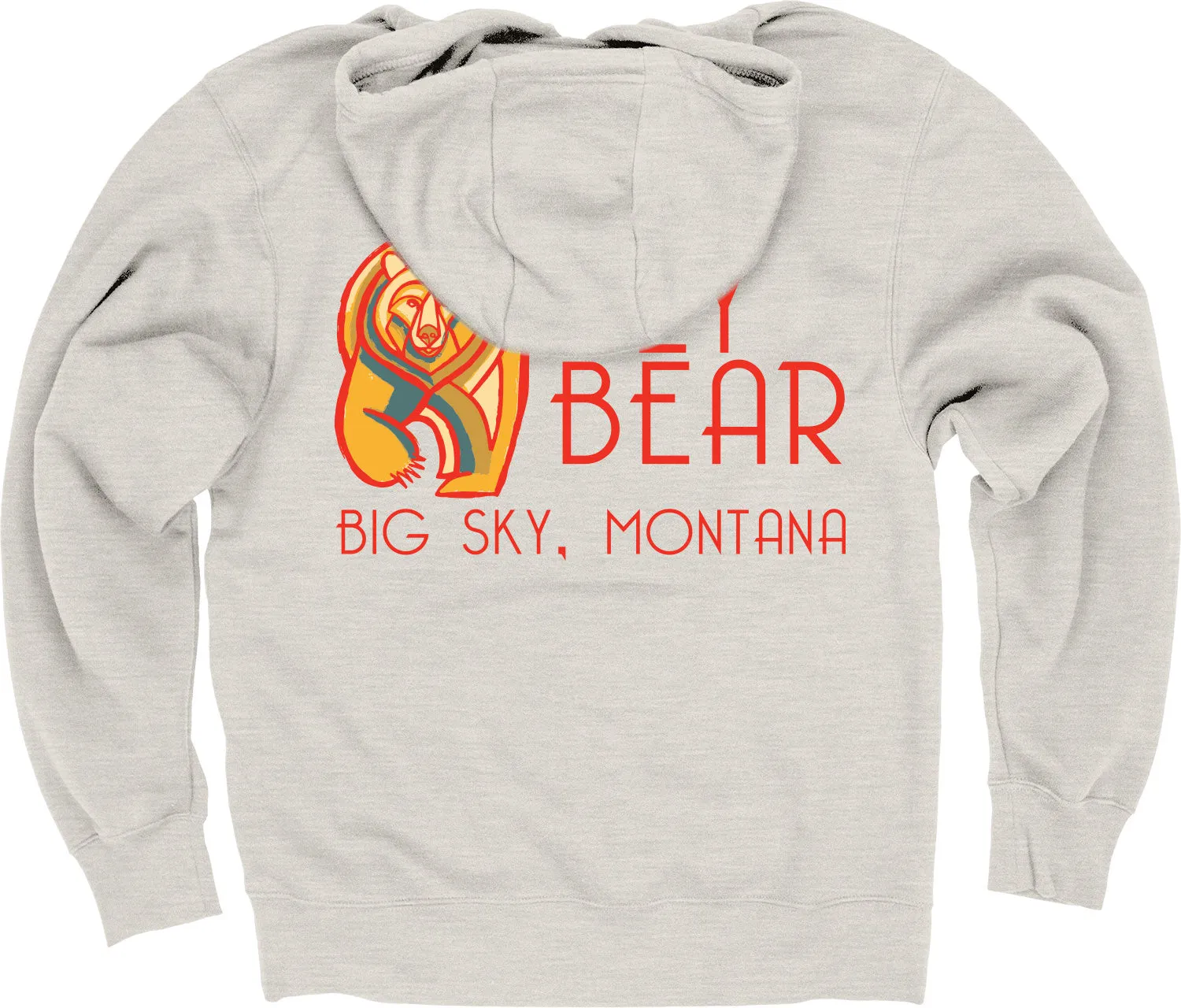 Hey Bear Heather Grey Hoodie