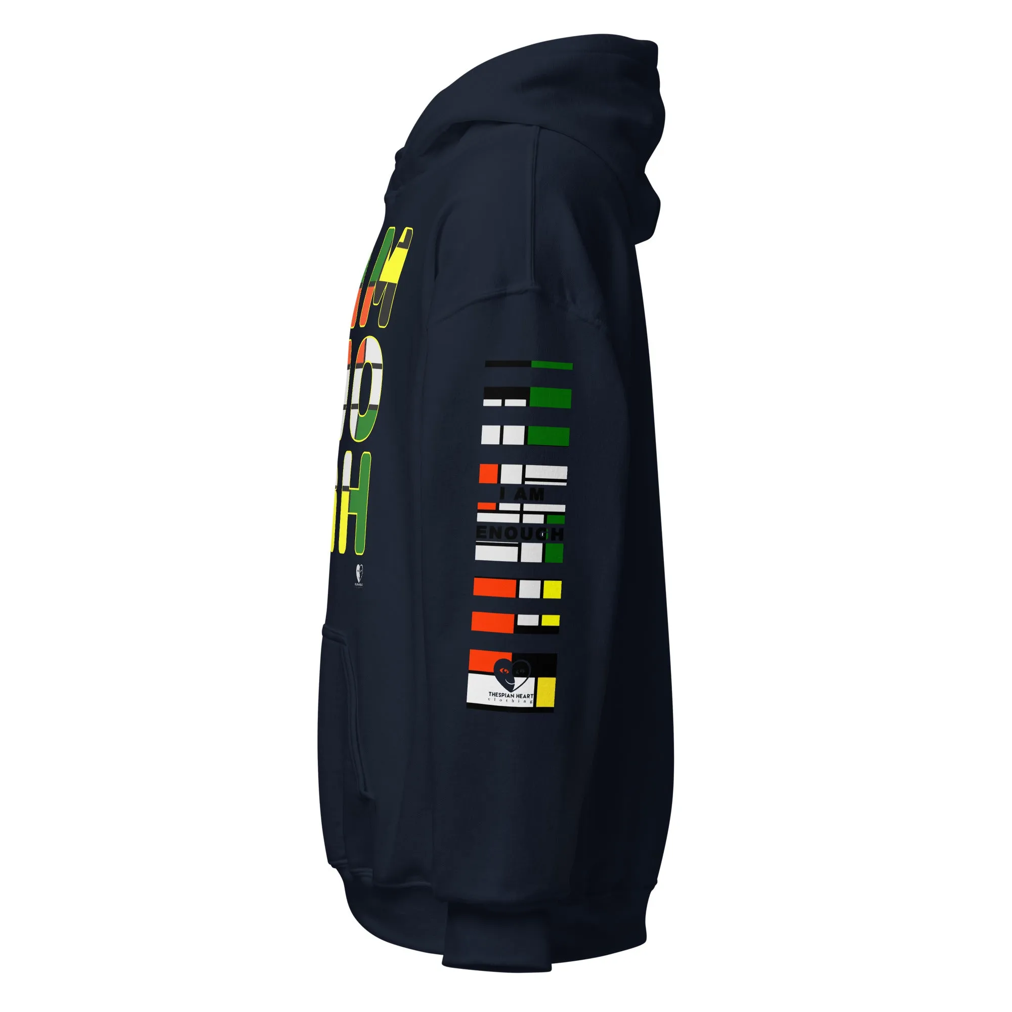 I Am Enough - Printed Sleeves Staple Unisex Hoodie