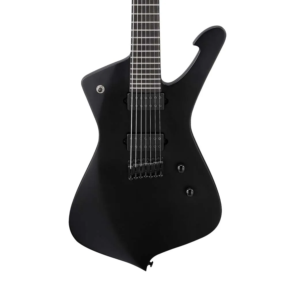 Ibanez ICTB721-BKF 7-String Electric Guitar w/Bag, Black Flat