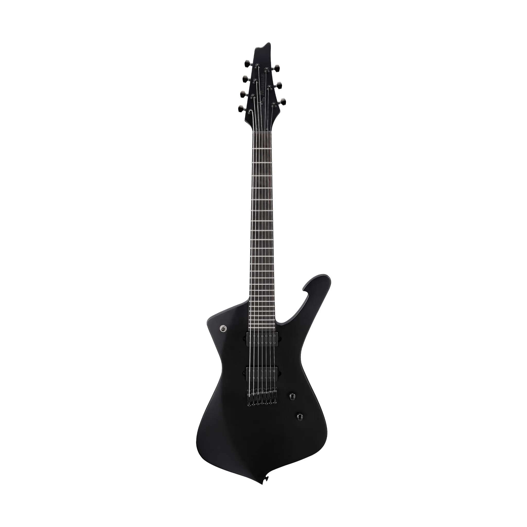 Ibanez ICTB721-BKF 7-String Electric Guitar w/Bag, Black Flat