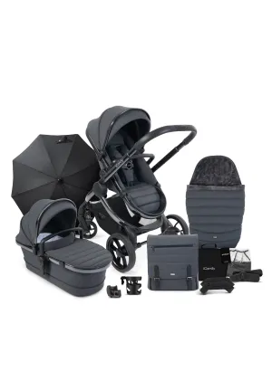 iCandy Peach 7 Complete Bundle with Cloud T Car Seat & T Base - Dark Grey In Store Only
