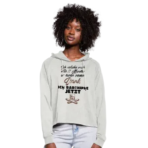 Ich verliebe mich alle 11 Minuten in einen neuen Drink - Frauen Cropped Hoodie