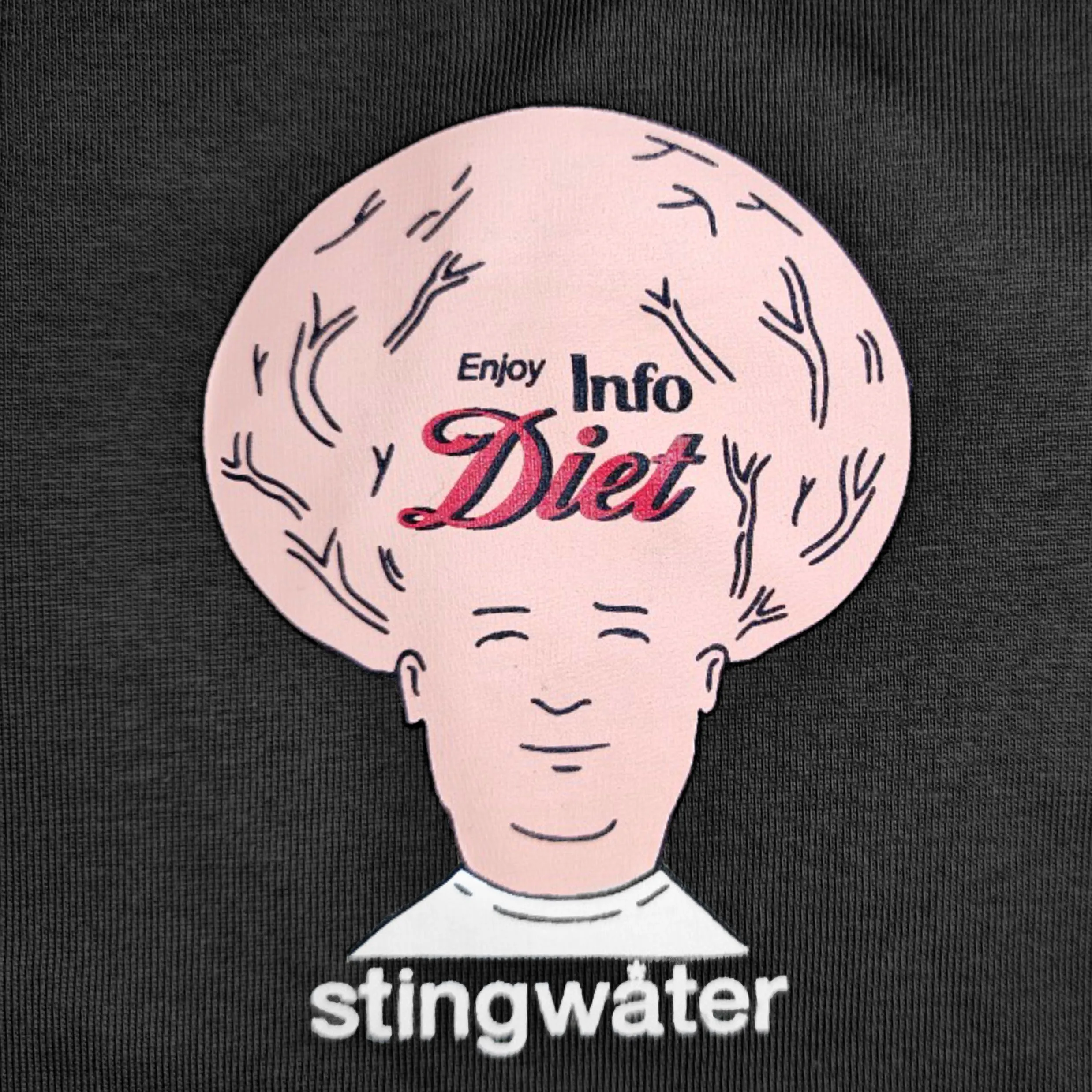 Info Diet T-Shirt Black