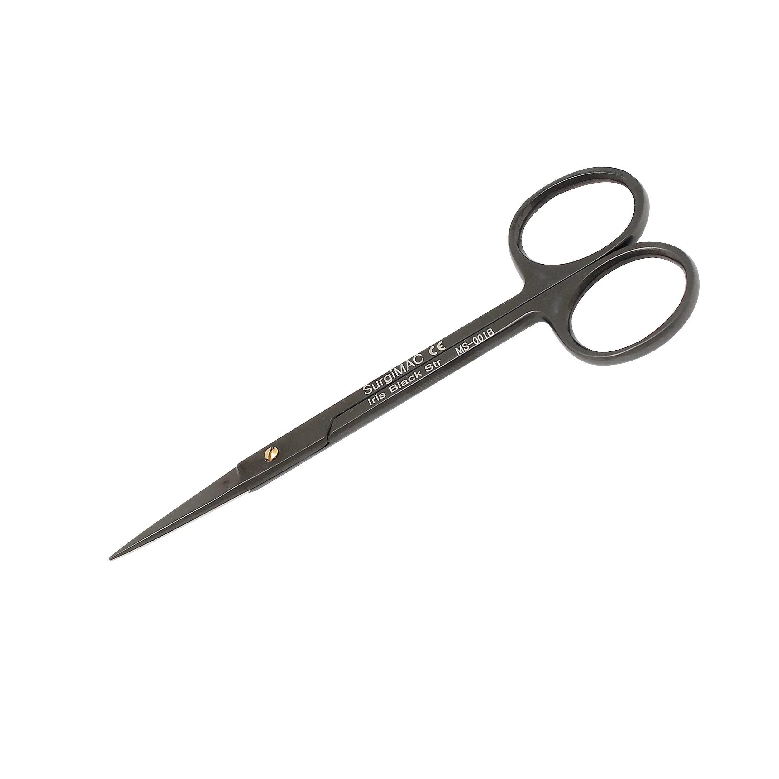 Iris Scissors 4.5" straight tips with TC - SurgiMac's MacBlack