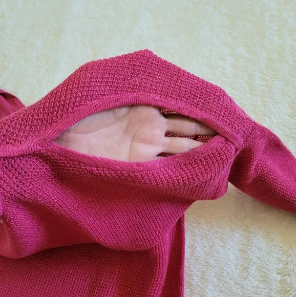 J•Jill Textured Open Shoulder Sweater