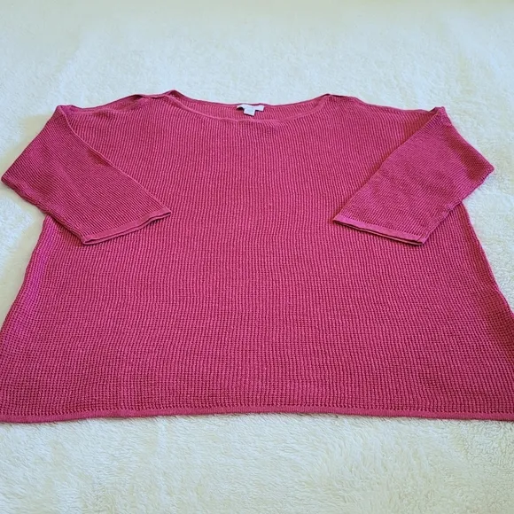 J•Jill Textured Open Shoulder Sweater