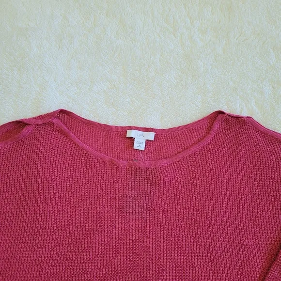 J•Jill Textured Open Shoulder Sweater