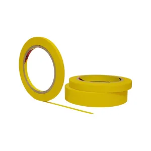 JMIBASIC Yellow Painters Tape for Car Paint - Assorted Size Automotive Masking Tape
