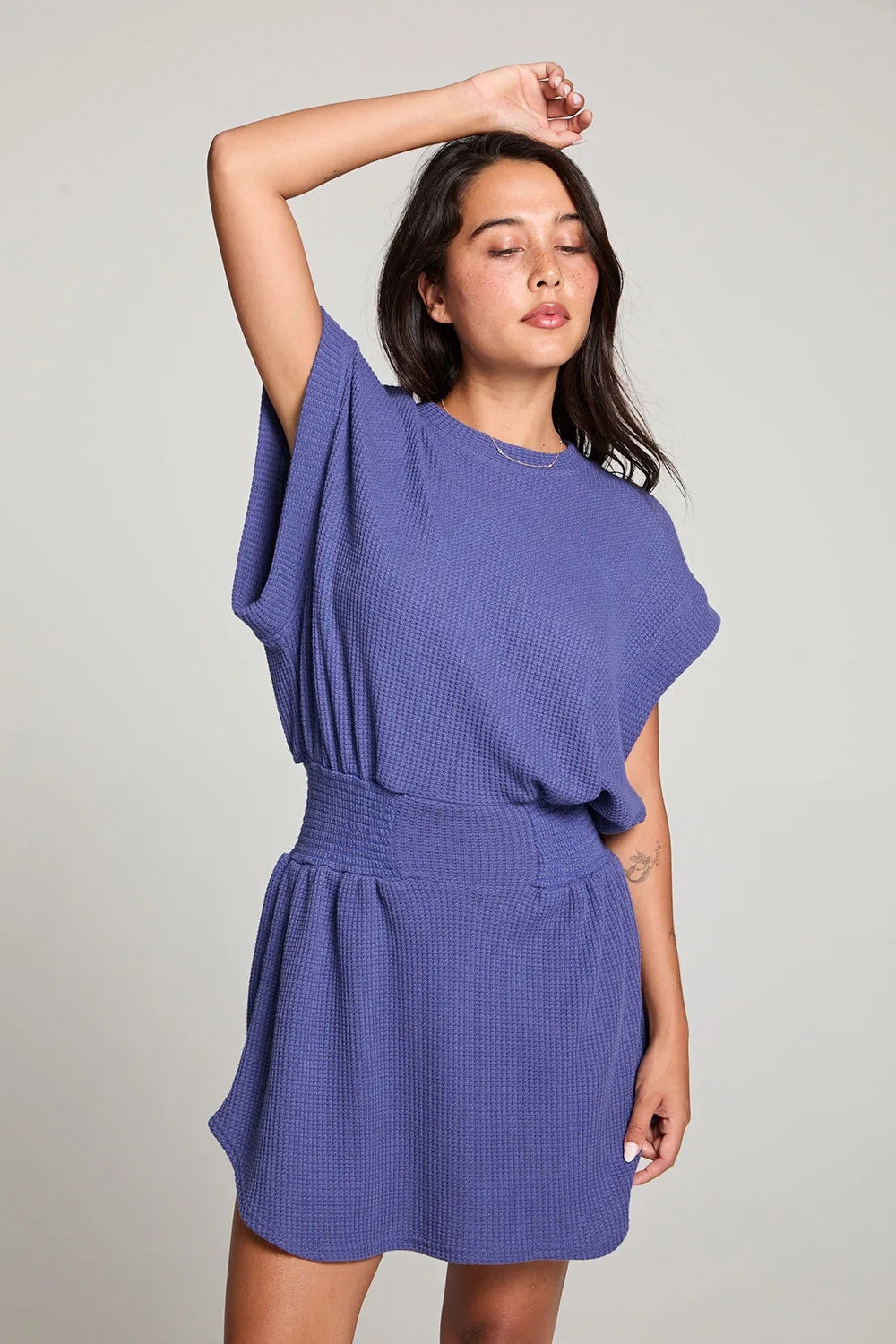 Joan Frost Blue Mini Dress