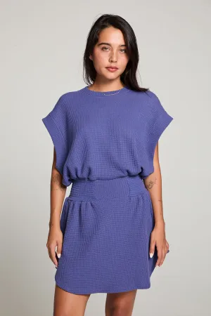 Joan Frost Blue Mini Dress