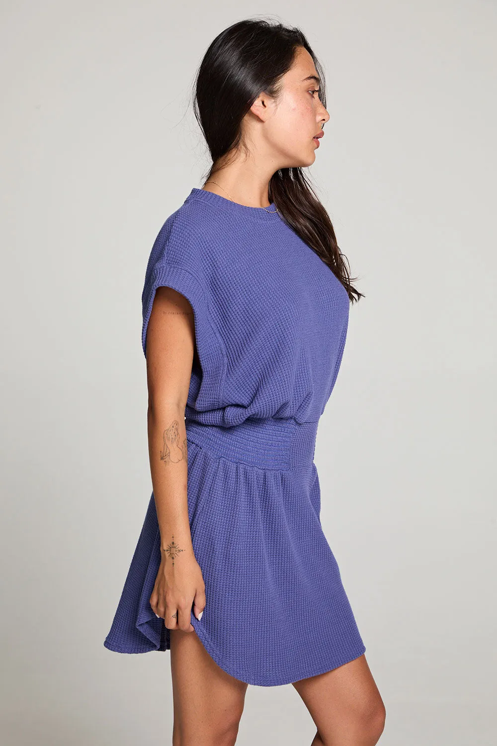 Joan Frost Blue Mini Dress