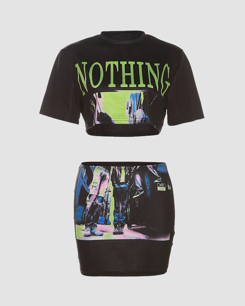 Just For It Graphic Coord Set